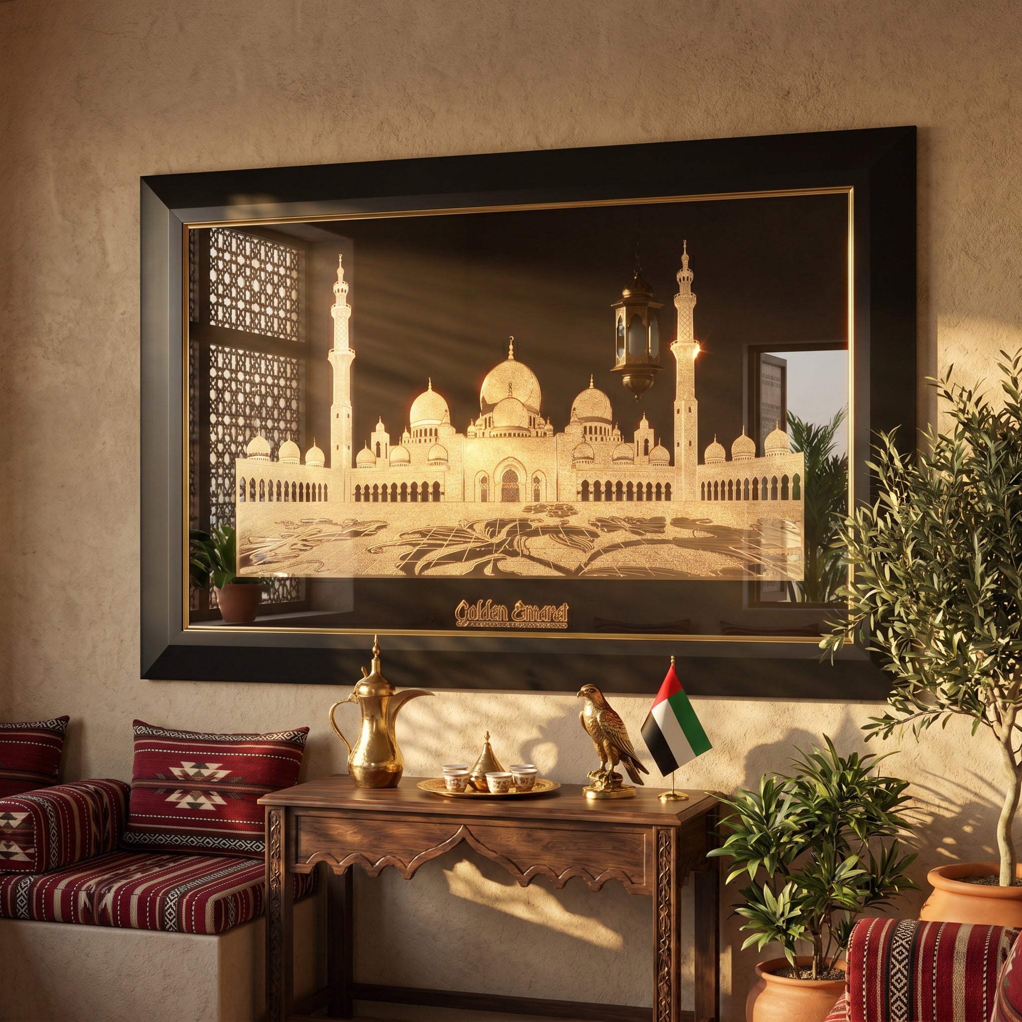 The Grand Zayed Mosque, reimagined as timeless art.